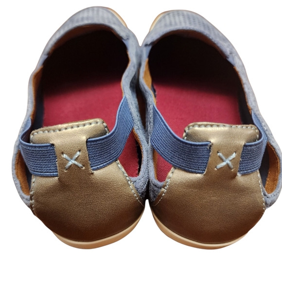 Cobb Hill by New Balance Tara Blue Suede Slip On Shoes Size 7.5 - Picture 6 of 9